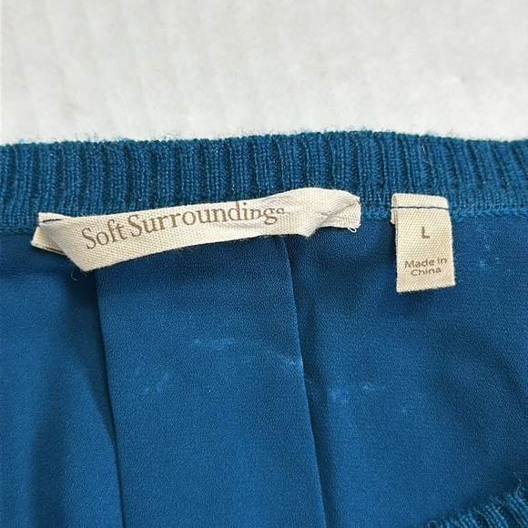 Soft Surroundings Women’s Size Large Sirena Wool Alpaca Scoopneck Tunic Top - Picture 7 of 12